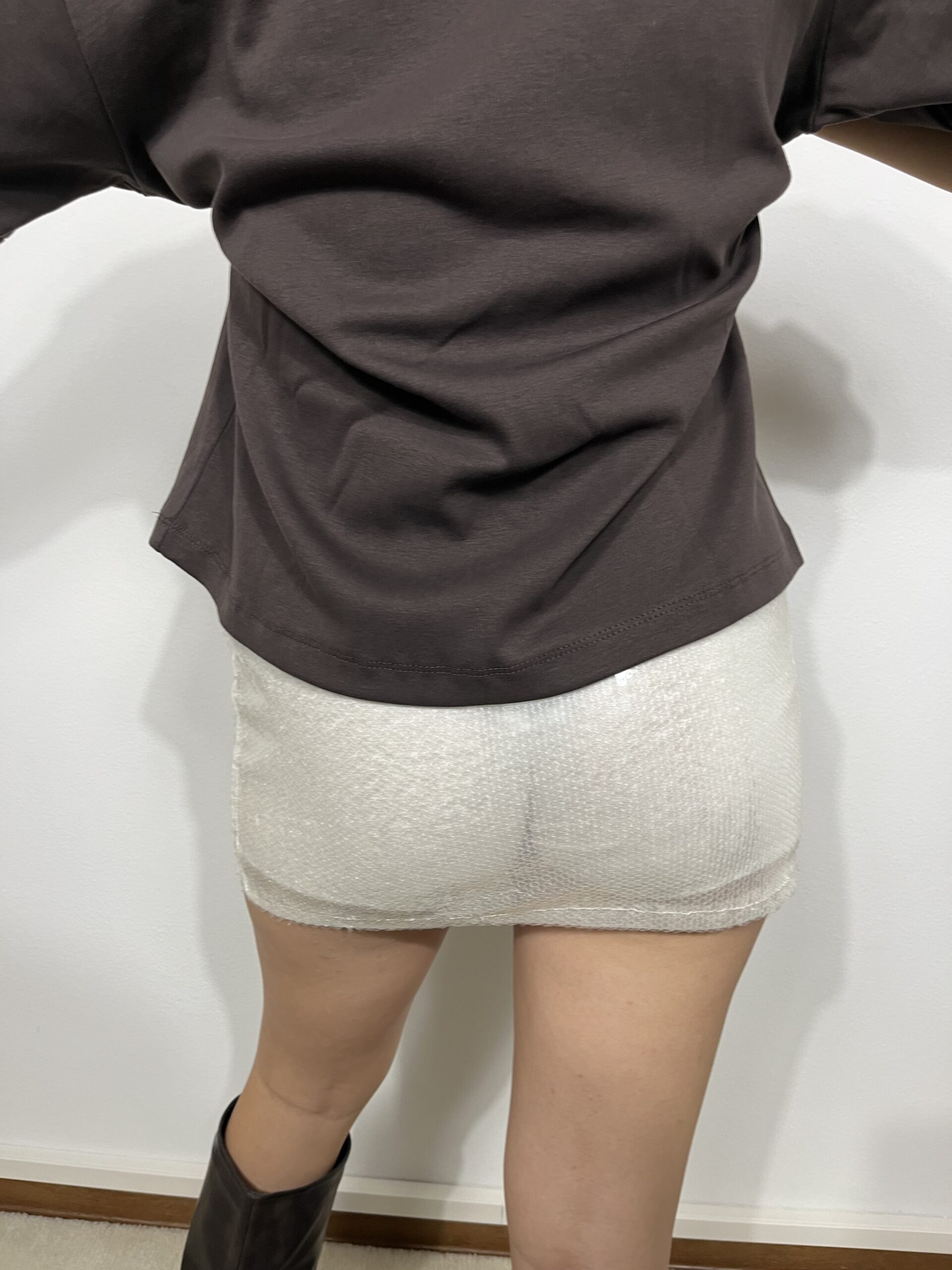 gonna pailettes con pantaloncino gonna pailettes con pantaloncino