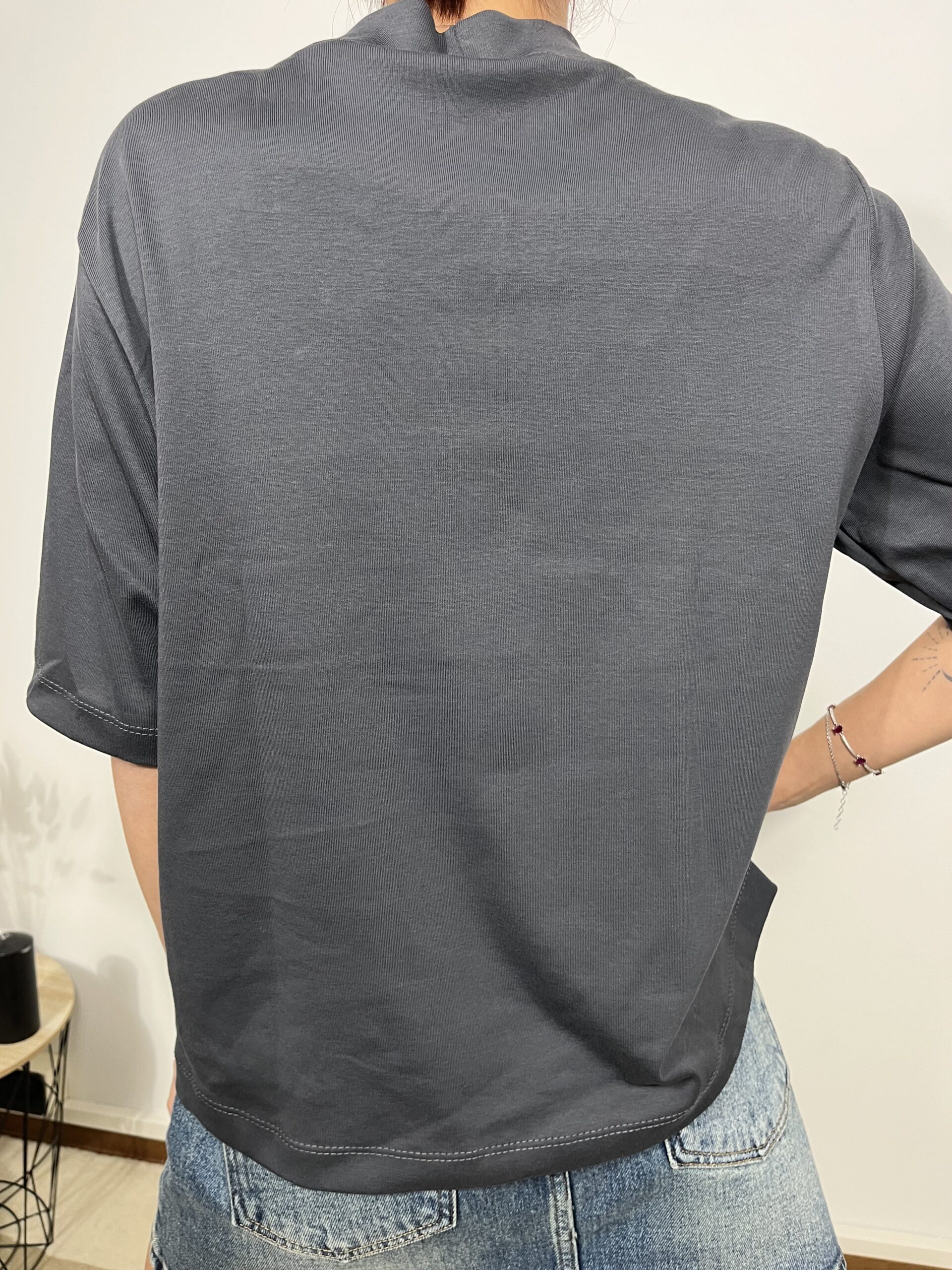 t shirt colletto grigia t shirt colletto grigia