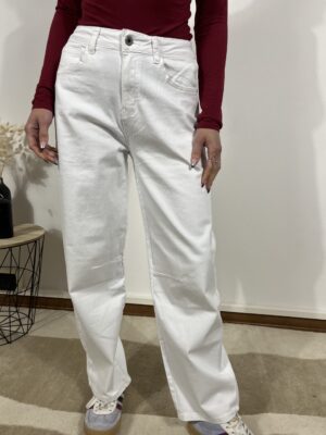 jeans ballon leggeri bianchi