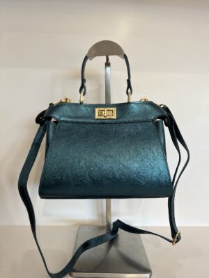 borsa “blu” in pelle