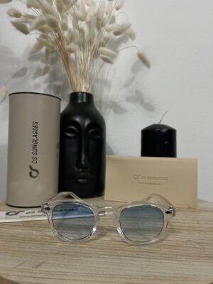 occhiale berlino trasparente blu os sunglasses