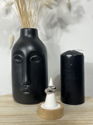 anello a gocce incrociate