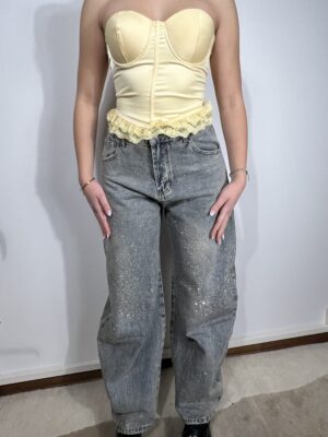 jeans "emma" brillantini baloon